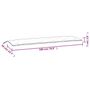 Voir la diapositive 6 : VIDAXL Coussins de banc de jardin lot de 2 motif de feuilles