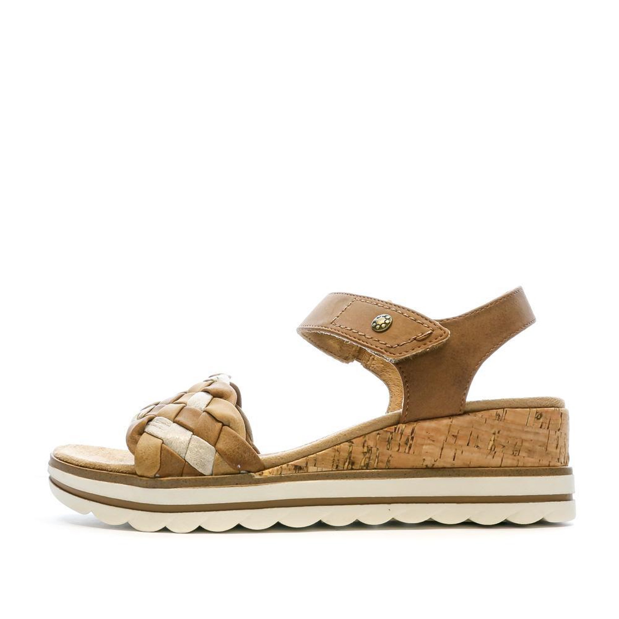 Voir la diapositive 1 : RELIFE Sandales Marron Femme RELIFE Lack