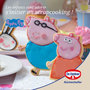 Voir la diapositive 2 : DR.OETKER Set de 4 tampons et emporte-pièces pour enfants Dr. Oetker Peppa Pig