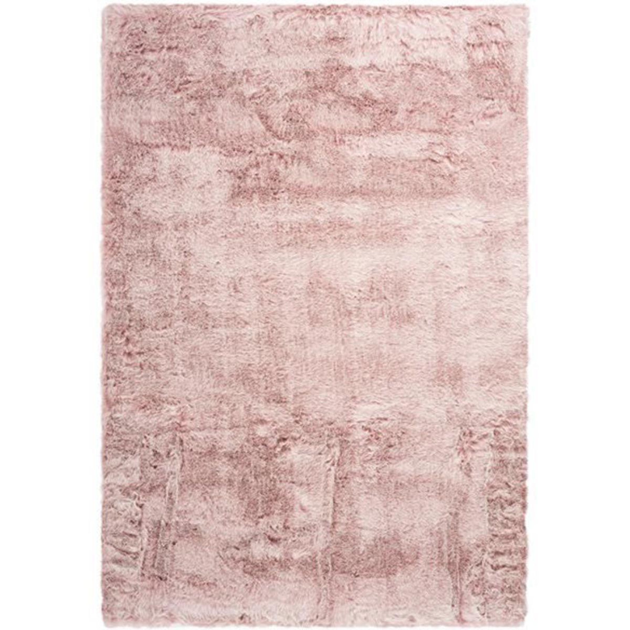 Voir la diapositive 1 : Paris Prix Tapis imitation fourrure à poils longs  tender  rose