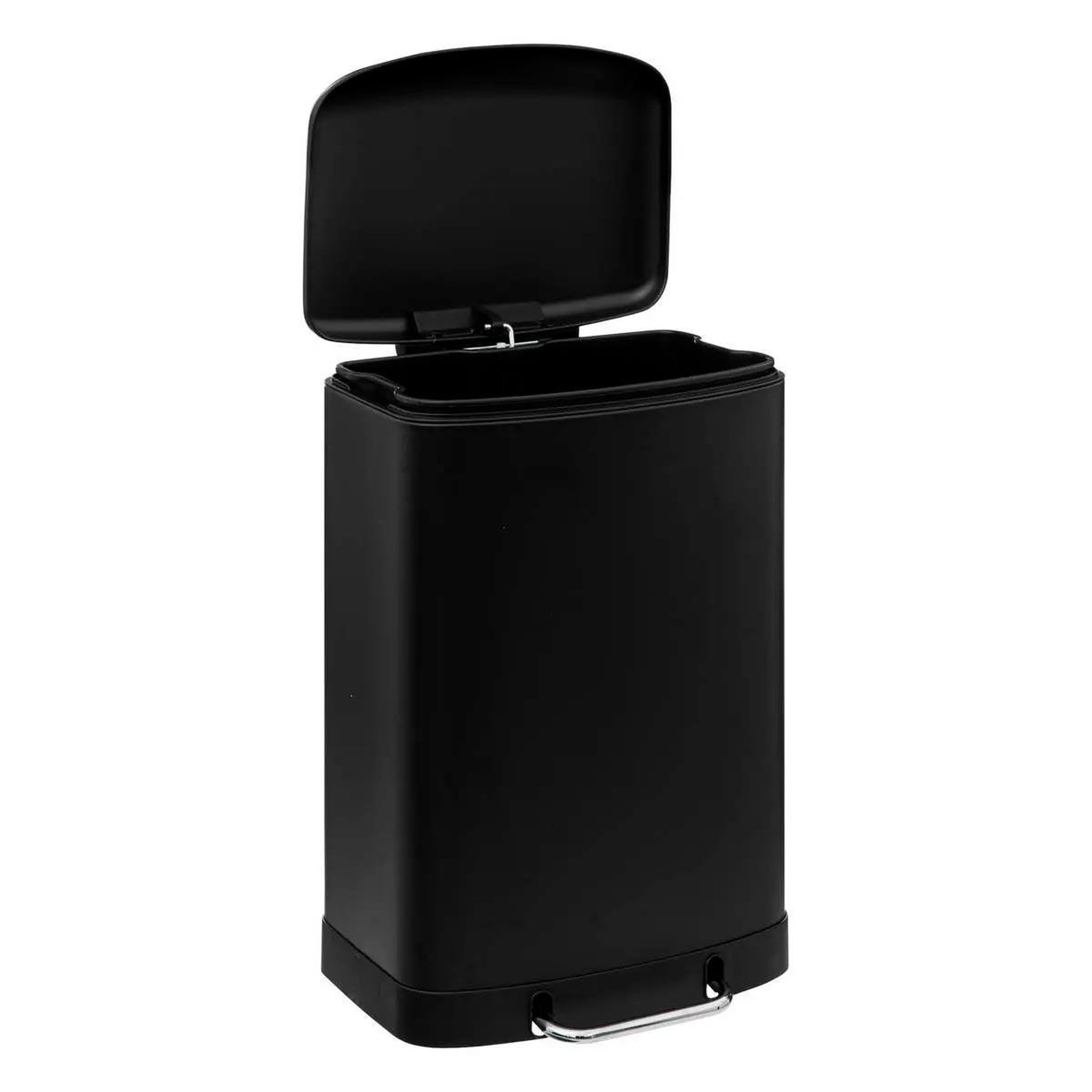 Voir la diapositive 2 : FIVE Poubelle de cuisine en métal  ariane  50l noir