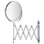 Wenko Miroir mural grossissant de salle de bain Exclusif - Diam. 16 cm - Argent