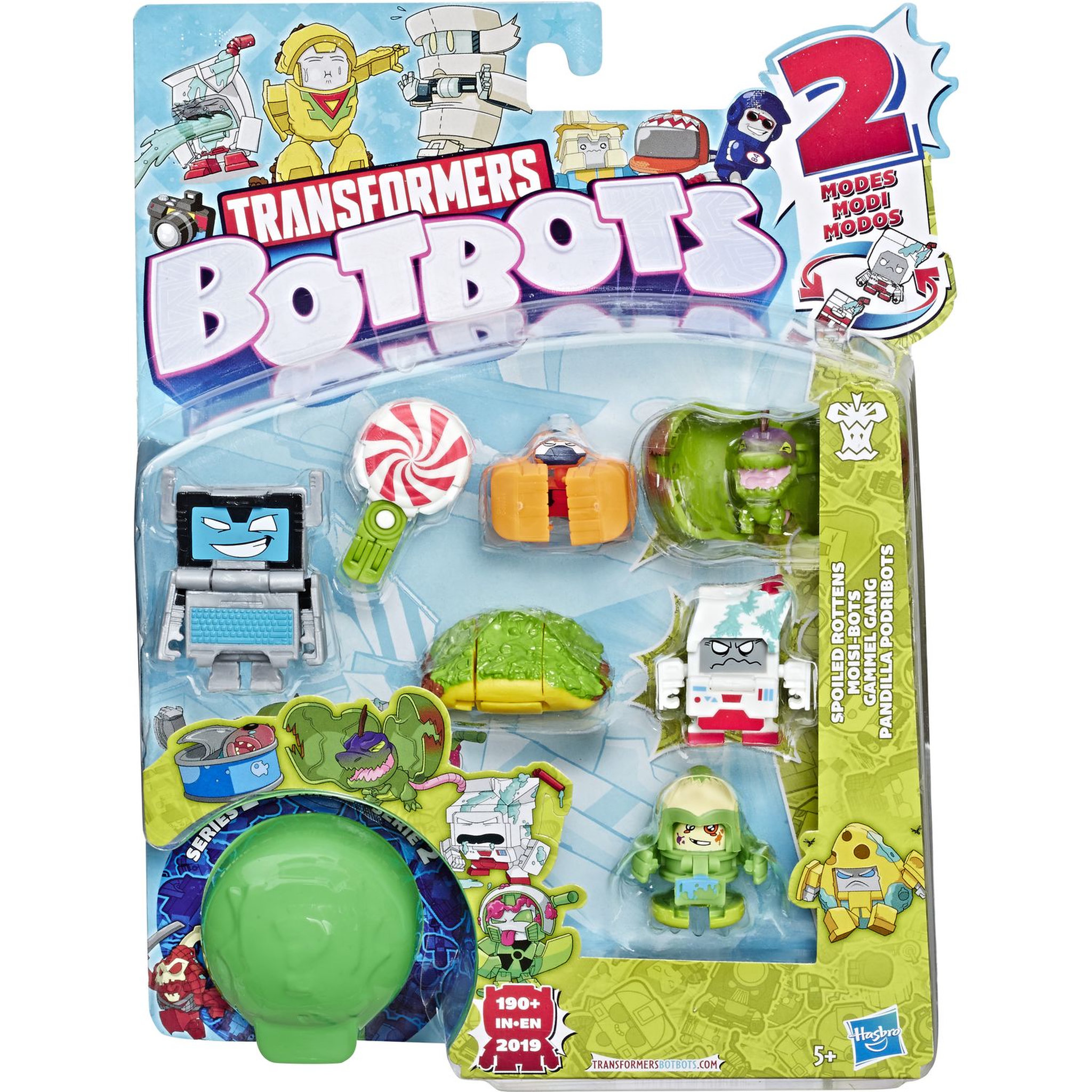 Voir la diapositive 2 : HASBRO Pack 8 figurines Transformers botbots 