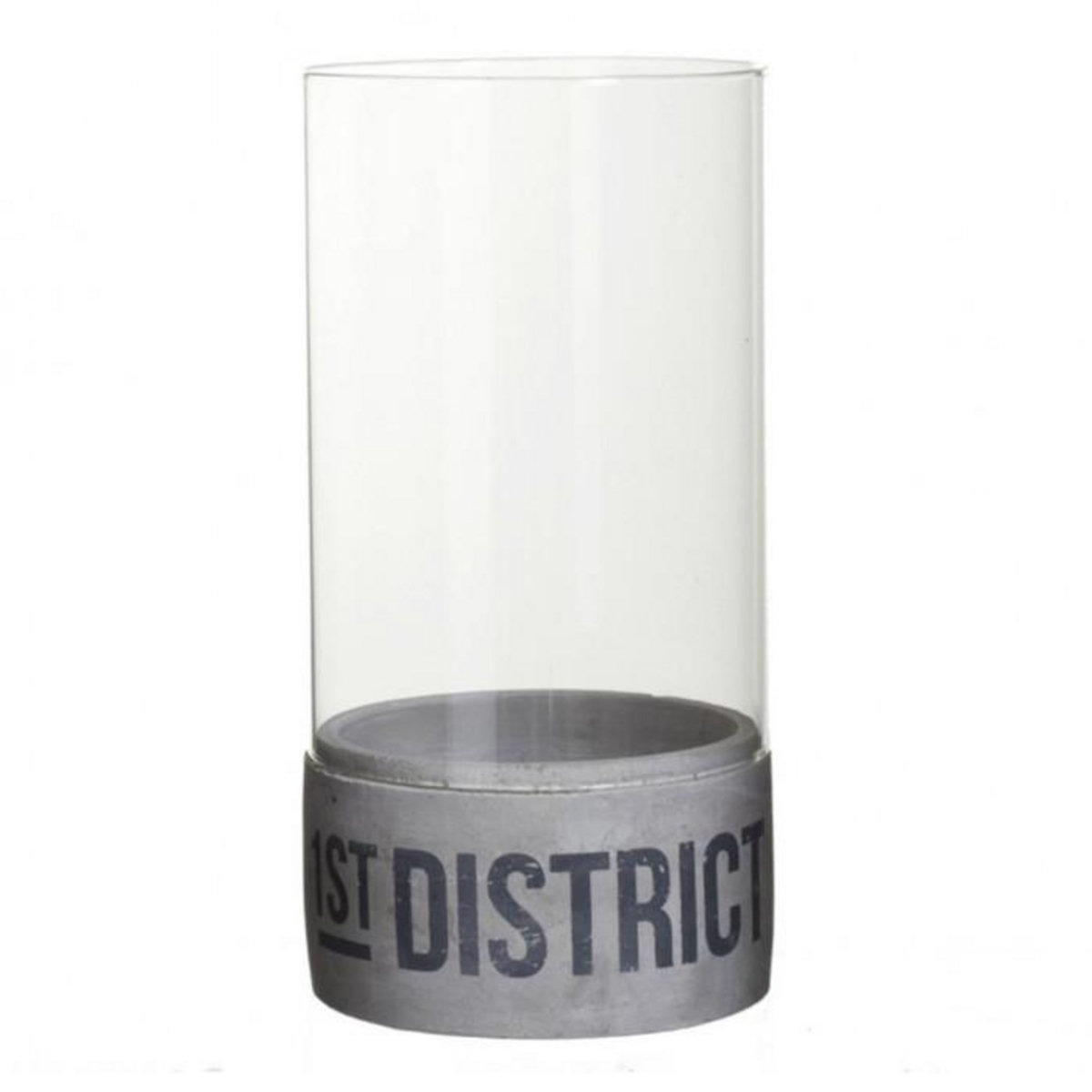 ATMOSPHERA Photophore en Verre  1st District  20cm Transparent