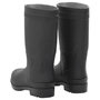 Voir la diapositive 5 : VIDAXL Bottes de pluie noir taille 38 PVC