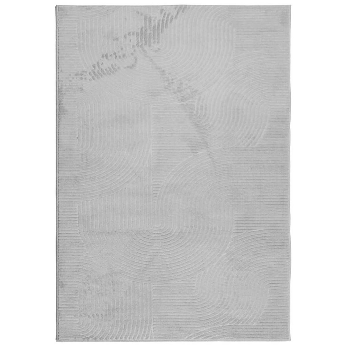VIDAXL Tapis IZA poils courts style scandinave gris 120x170 cm