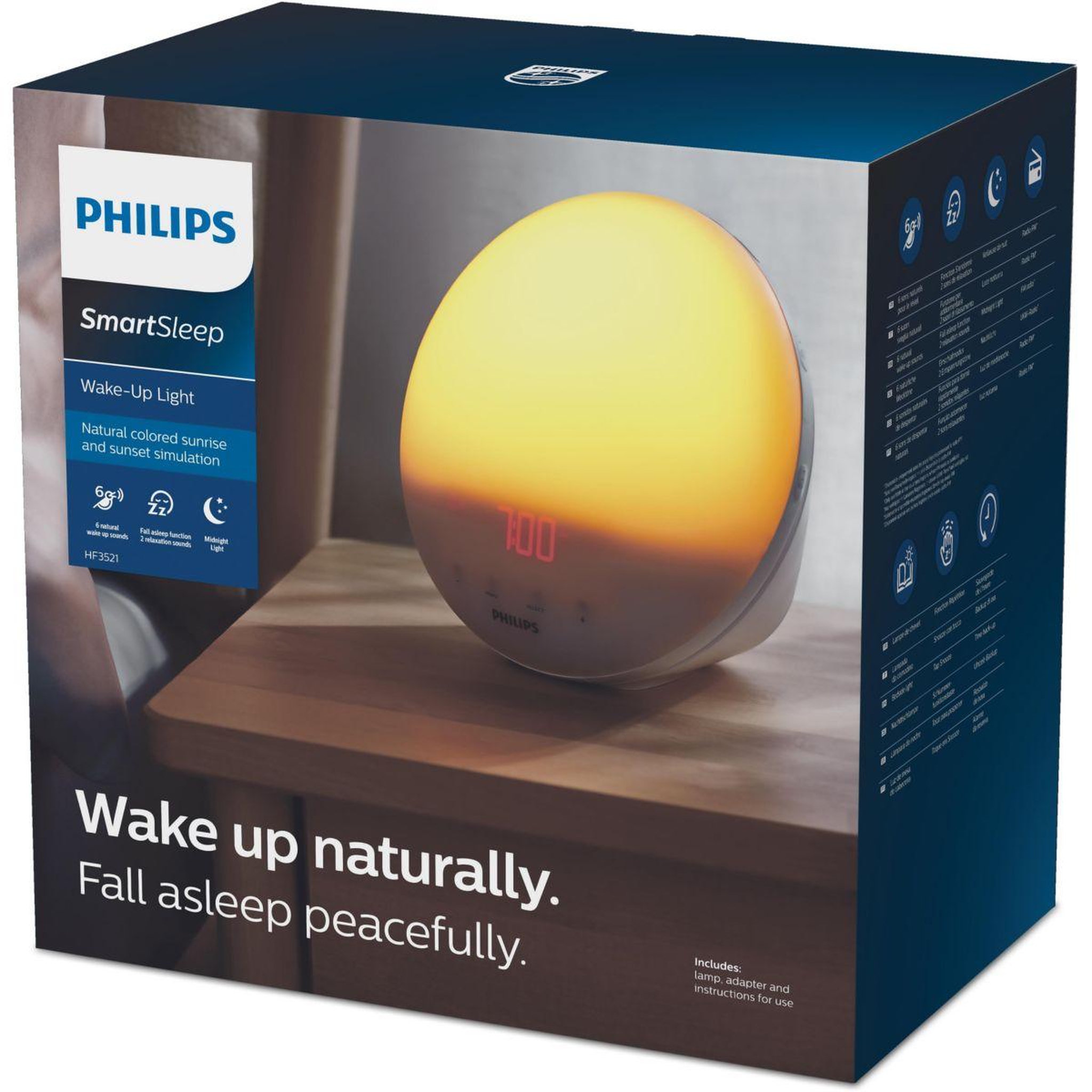 Voir la diapositive 4 : Philips Simulateur d'aube HF3521/01