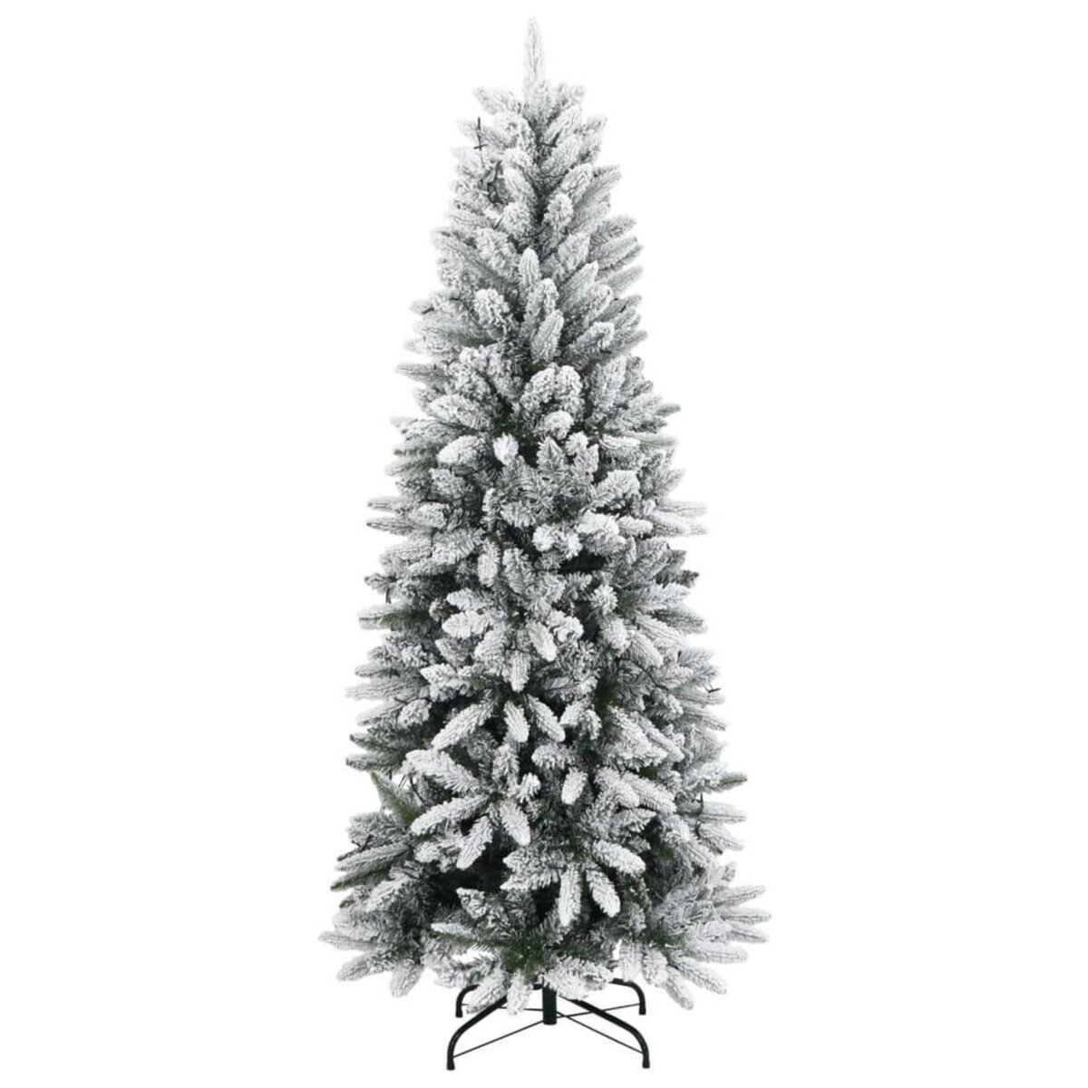 VIDAXL Sapin de Noël artificiel 150 LED et neige floquee 150 cm