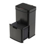 Voir la diapositive 2 : Kitchen move Poubelle automatique tri sélectif noir 75l - bat-sd802 black