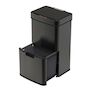 Voir la diapositive 2 : Kitchen move Poubelle automatique tri sélectif noir 75l - bat-sd802 black