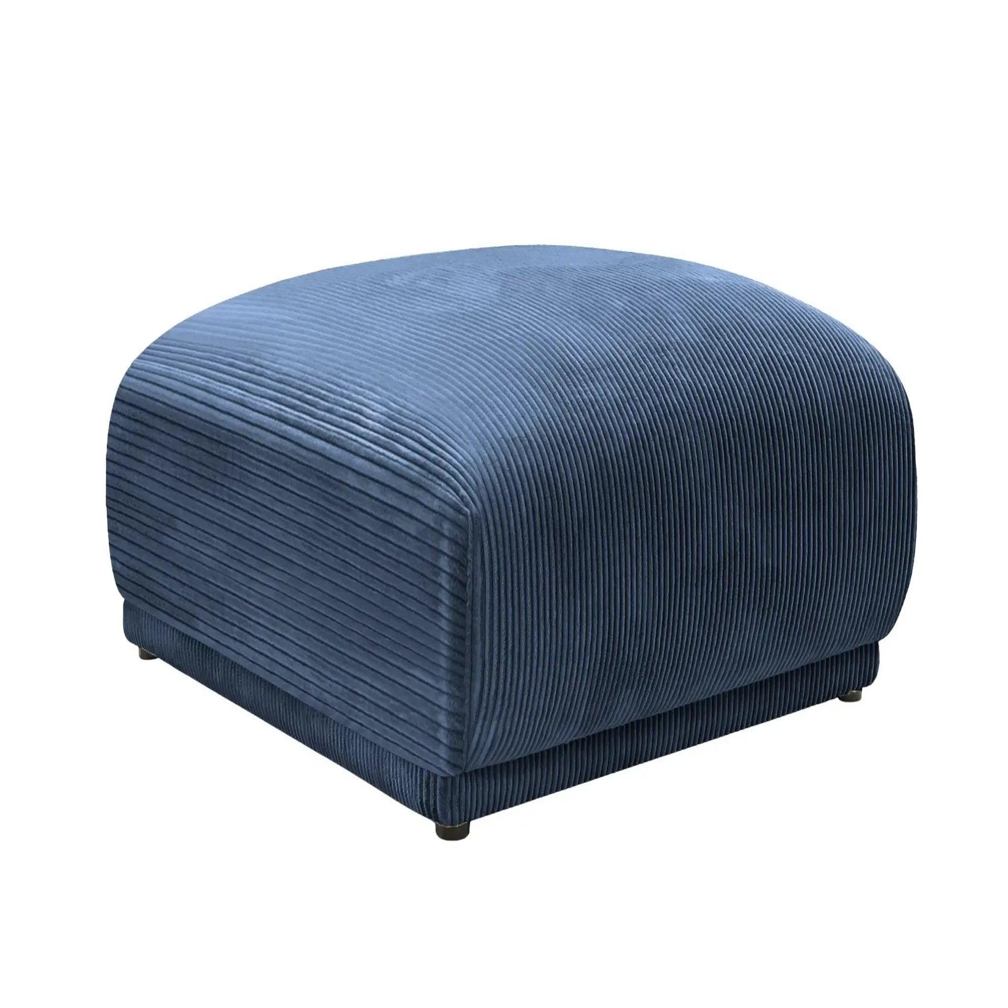 Voir la diapositive 5 : CASANOVA PARIS Rosalie - pouf velours cotelé