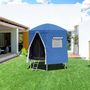 Voir la diapositive 2 : JUMP4FUN Tente cabane pour trampoline 6FT-185cm - Bleu