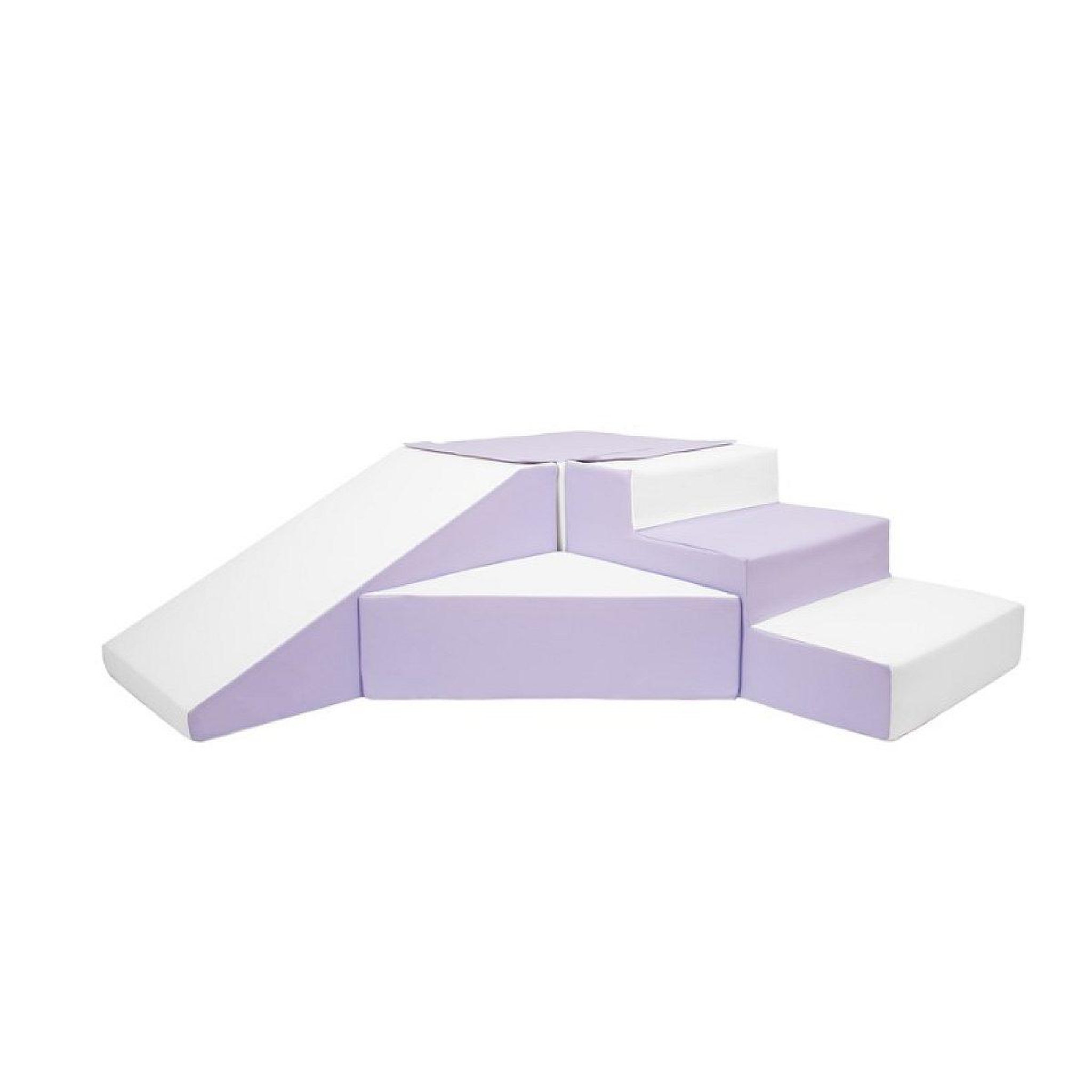 VELINDA Set de 4 blocs blanc lilas