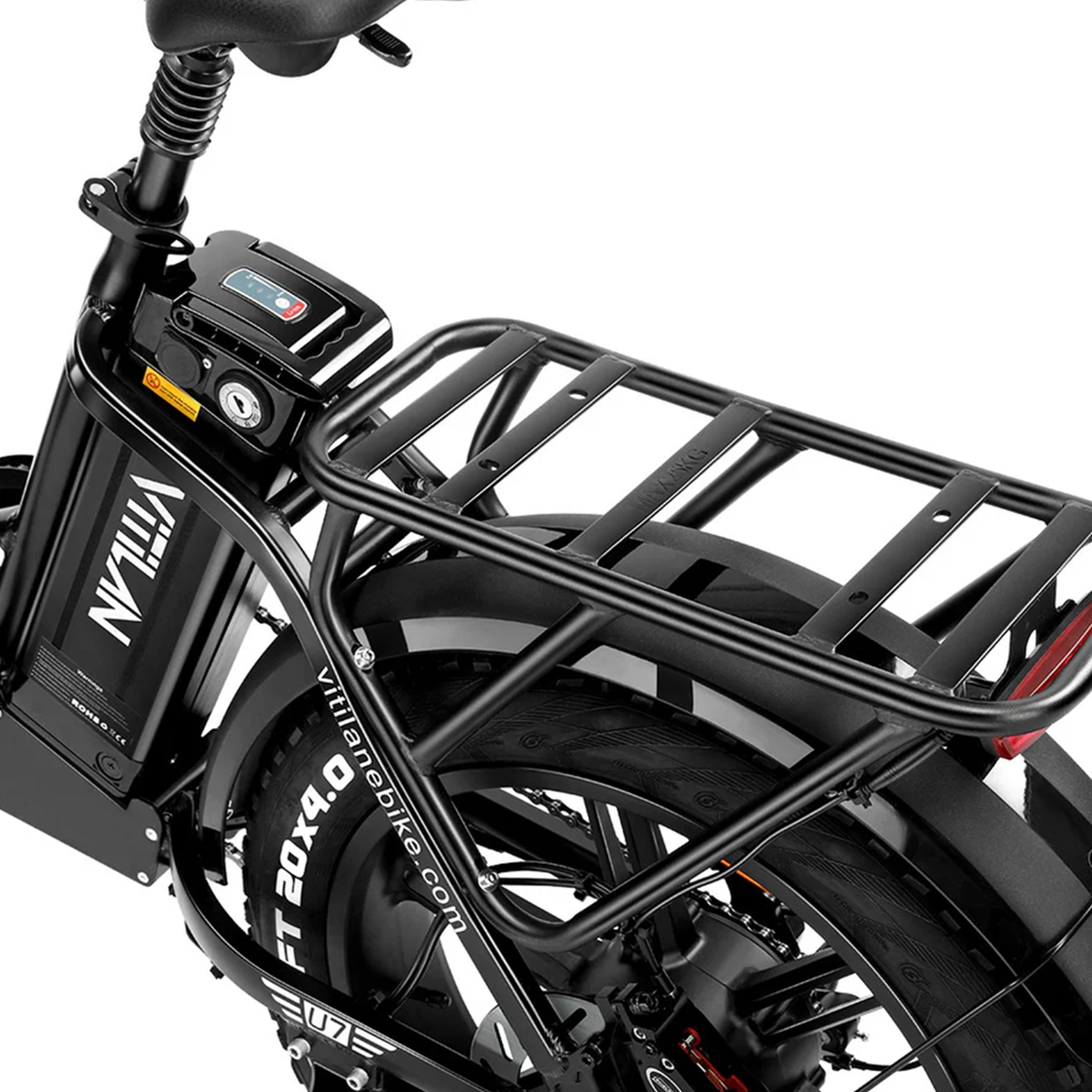 Voir la diapositive 6 : VITILAN Vélo électrique pliable Vitilan U7 2.0 - 20 pouces - Cadre ouvert - 48 V 20 Ah