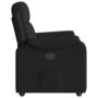 Voir la diapositive 4 : VIDAXL Fauteuil inclinable Noir Tissu