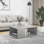 Voir la diapositive 1 : VIDAXL Table basse gris béton 90x67x33 cm bois d ingénierie