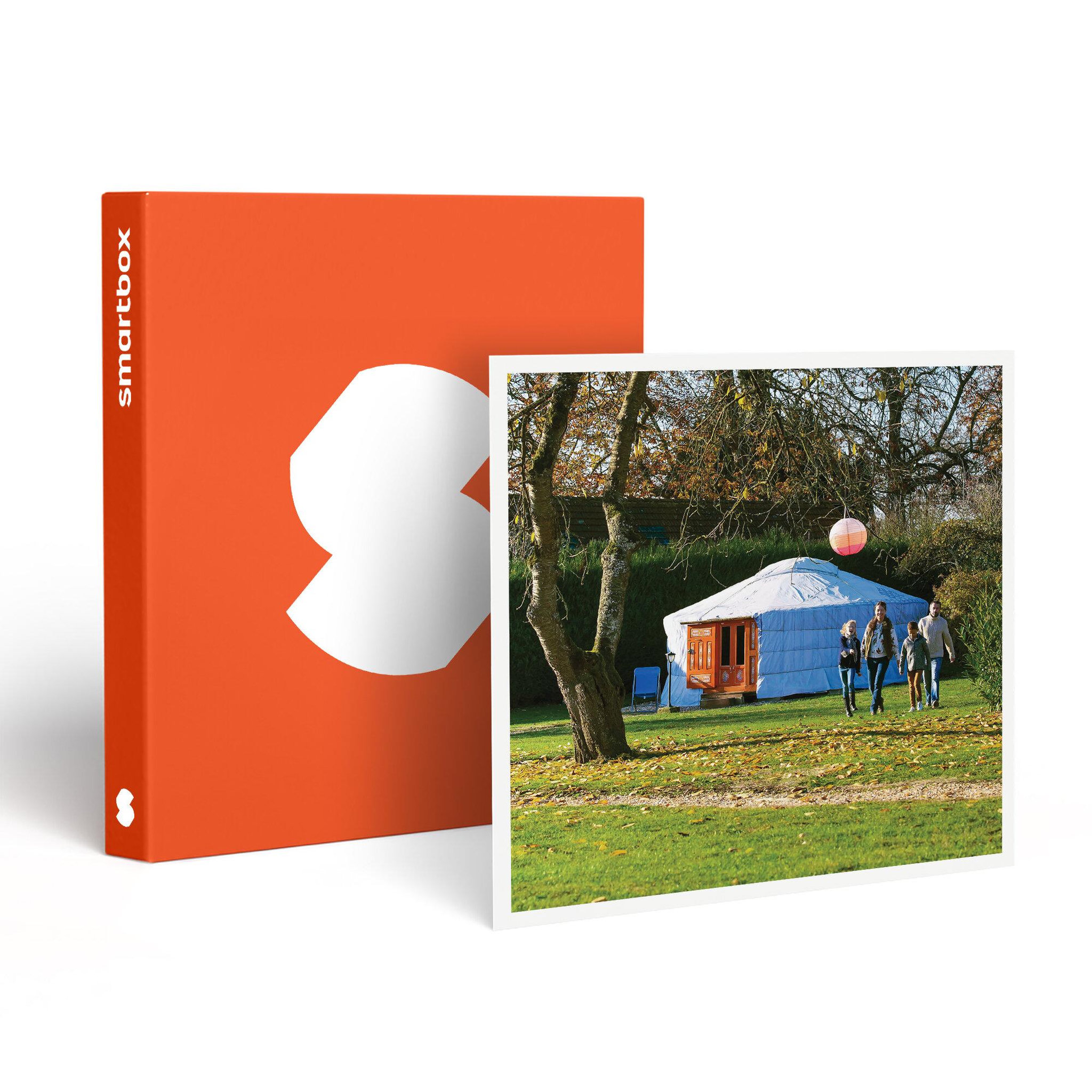 Smartbox 2 jours insolites en famille dans une yourte près de paris - coffret cadeau séjour