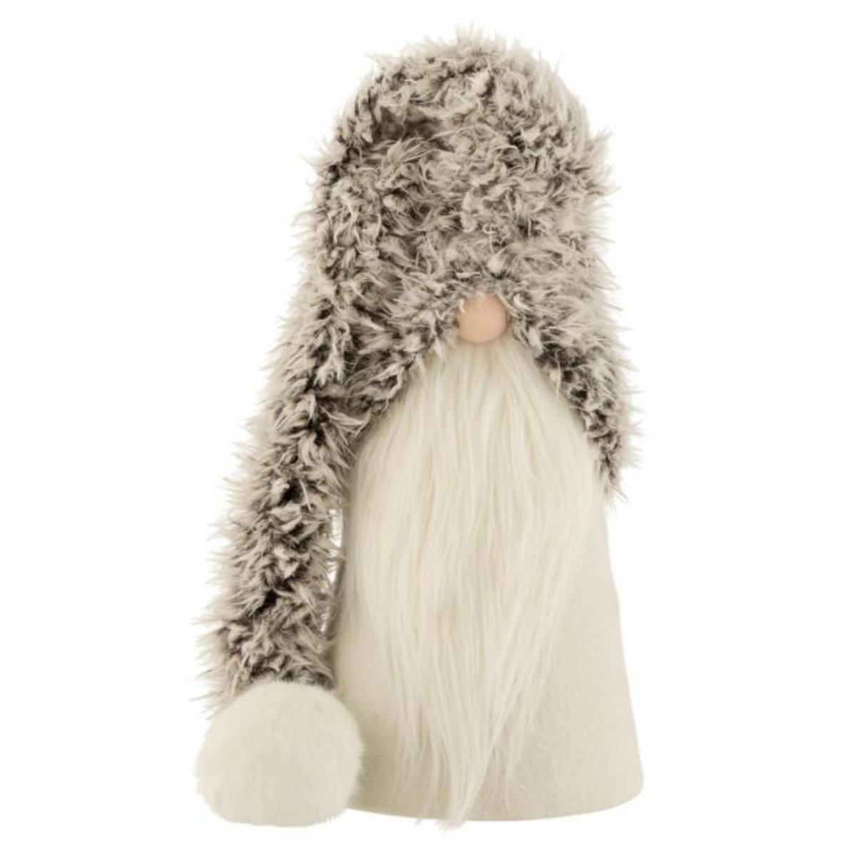 Paris Prix Statuette Déco  Père Noël Hiver  44cm Gris