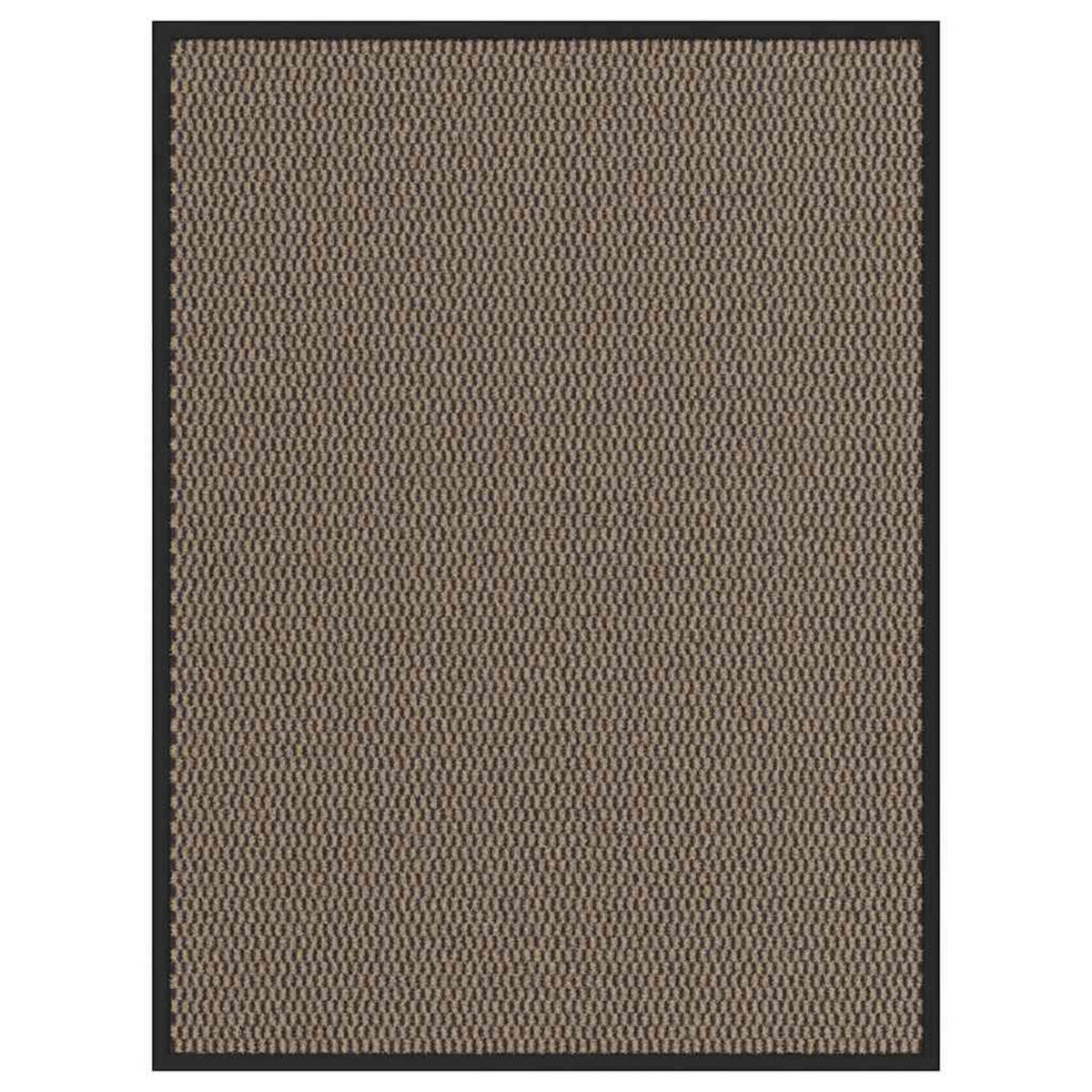 VIDAXL Paillasson marron 90x120 cm