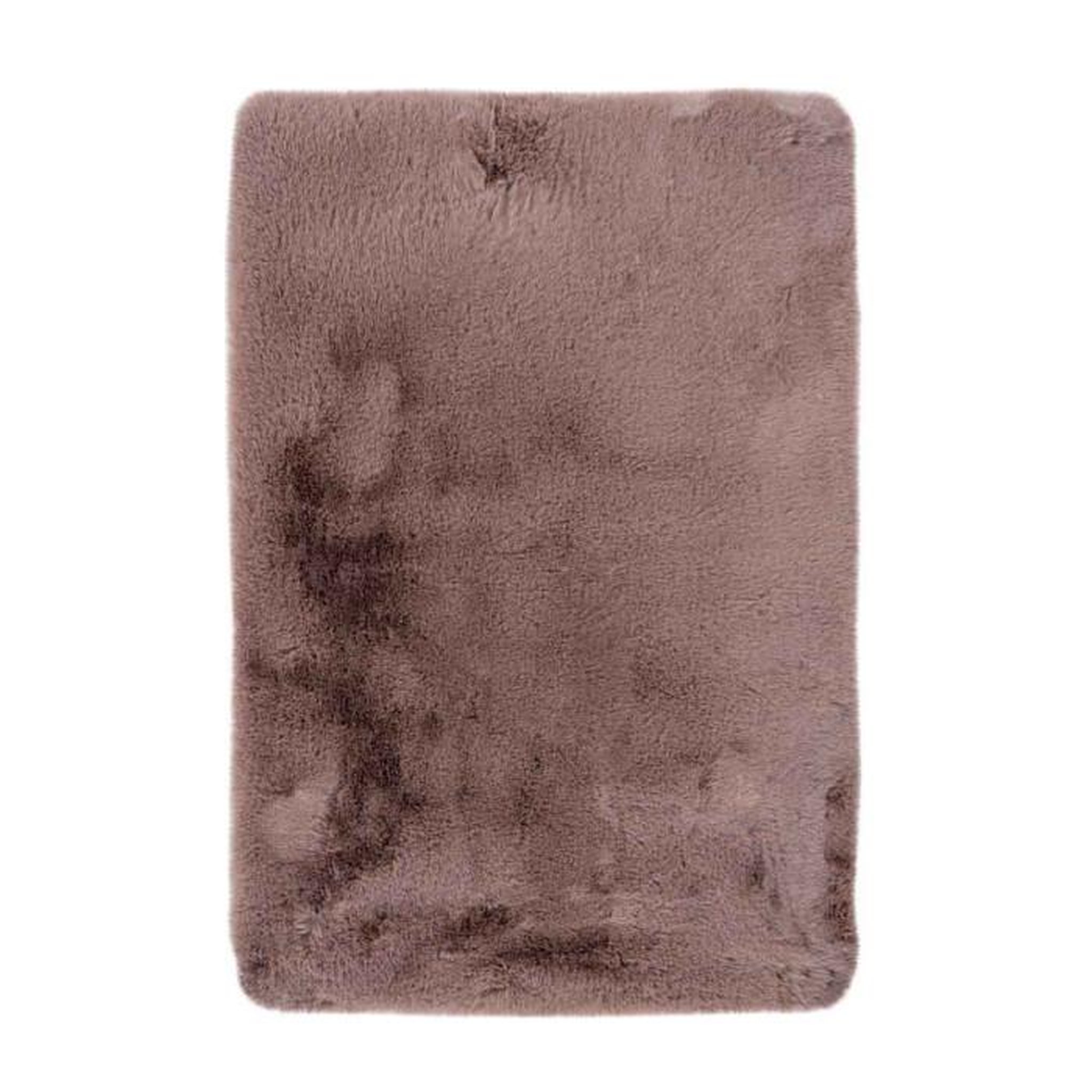 Paris Prix Tapis de Bain Doux Antidérapant  Rabbit  Rose. Coloris disponibles : Rose