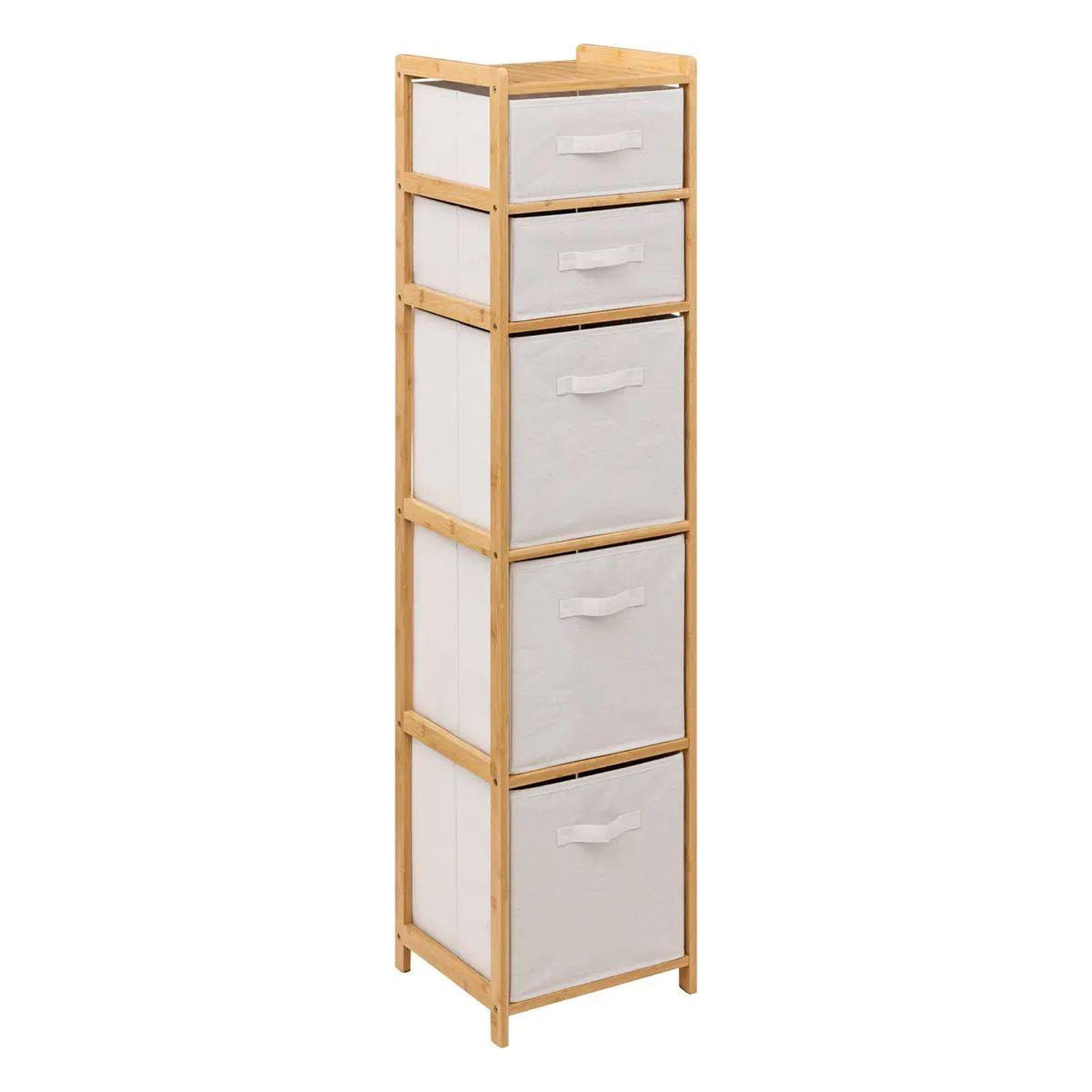 FIVE Étagère 5 paniers de rangement  tidy  144cm naturel