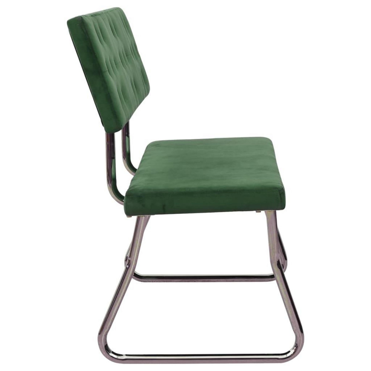 VIDAXL Banc 110 cm Vert fonce Velours