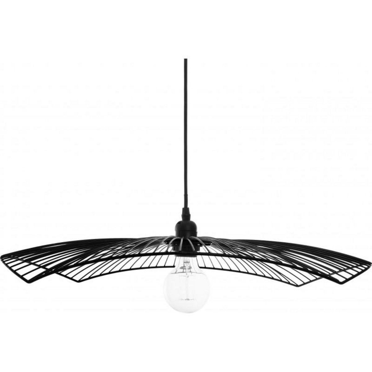 ATMOSPHERA Suspension filaire  Cuzco  noire, métal Diamètre 58 cm Atmosphera