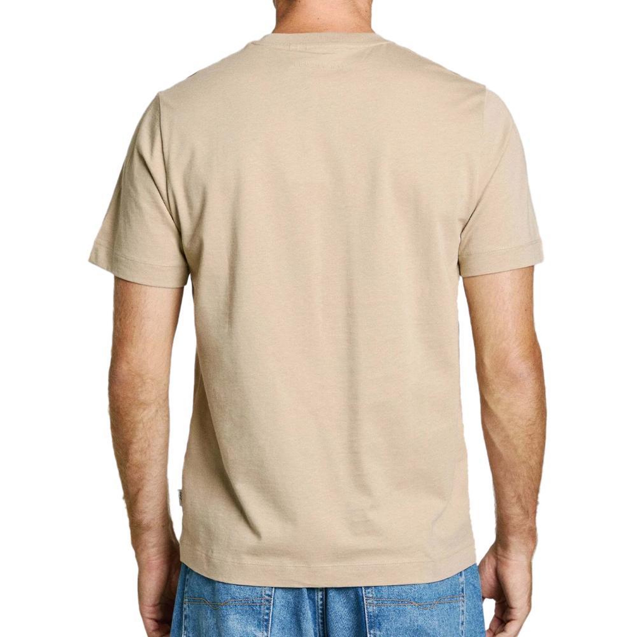 Voir la diapositive 2 : Pepe Jeans T-shirt Marron Clair Homme Pepe jeans Connor