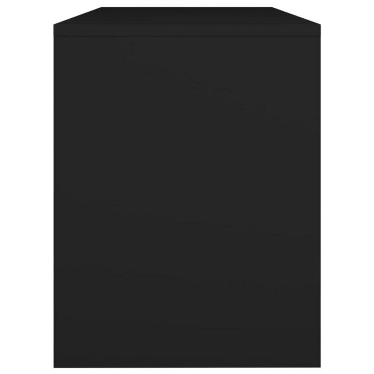 VIDAXL Tabouret de toilette Noir 70x35x45 cm Bois d ingénierie