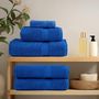 Voir la diapositive 3 : VIDAXL Serviettes de visage 4 pcs bleu 30x30 cm 360 g m² 100% coton
