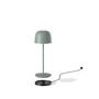 Voir la diapositive 5 : Lumisky 6 lampes avec plateau de chargement SOPHIA Vert olive Aluminium H28cm