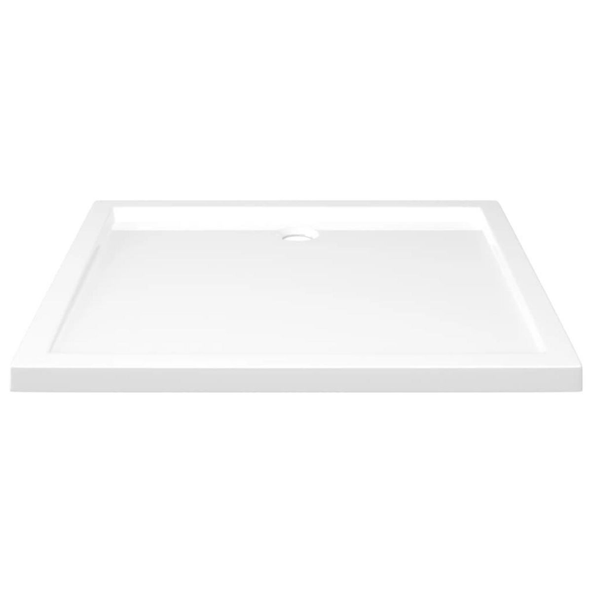 VIDAXL Receveur de douche rectangulaire ABS Blanc 80x90 cm