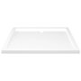 Voir la diapositive 3 : VIDAXL Receveur de douche rectangulaire ABS Blanc 80x90 cm
