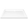 Voir la diapositive 3 : VIDAXL Receveur de douche rectangulaire ABS Blanc 80x90 cm