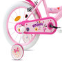 Voir la diapositive 5 : MINNIE Vélo enfant - Modèle fille 16'' - Vélo Minnie de Disney équipé de 2 freins + Porte Poupée - Panier avant et Stabilisateurs.