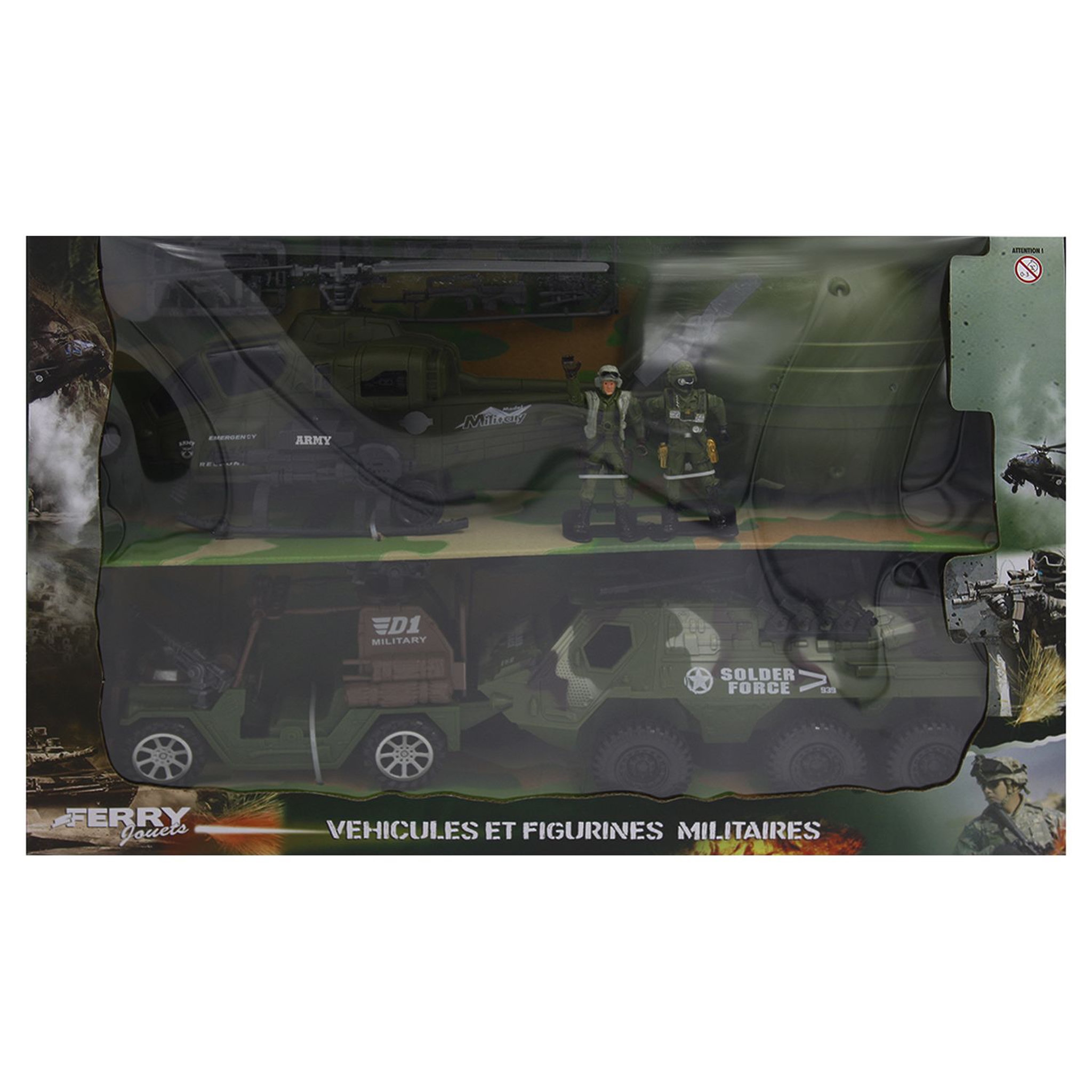 Voir la diapositive 4 : Ferry Jacques & Cie Coffret militaire