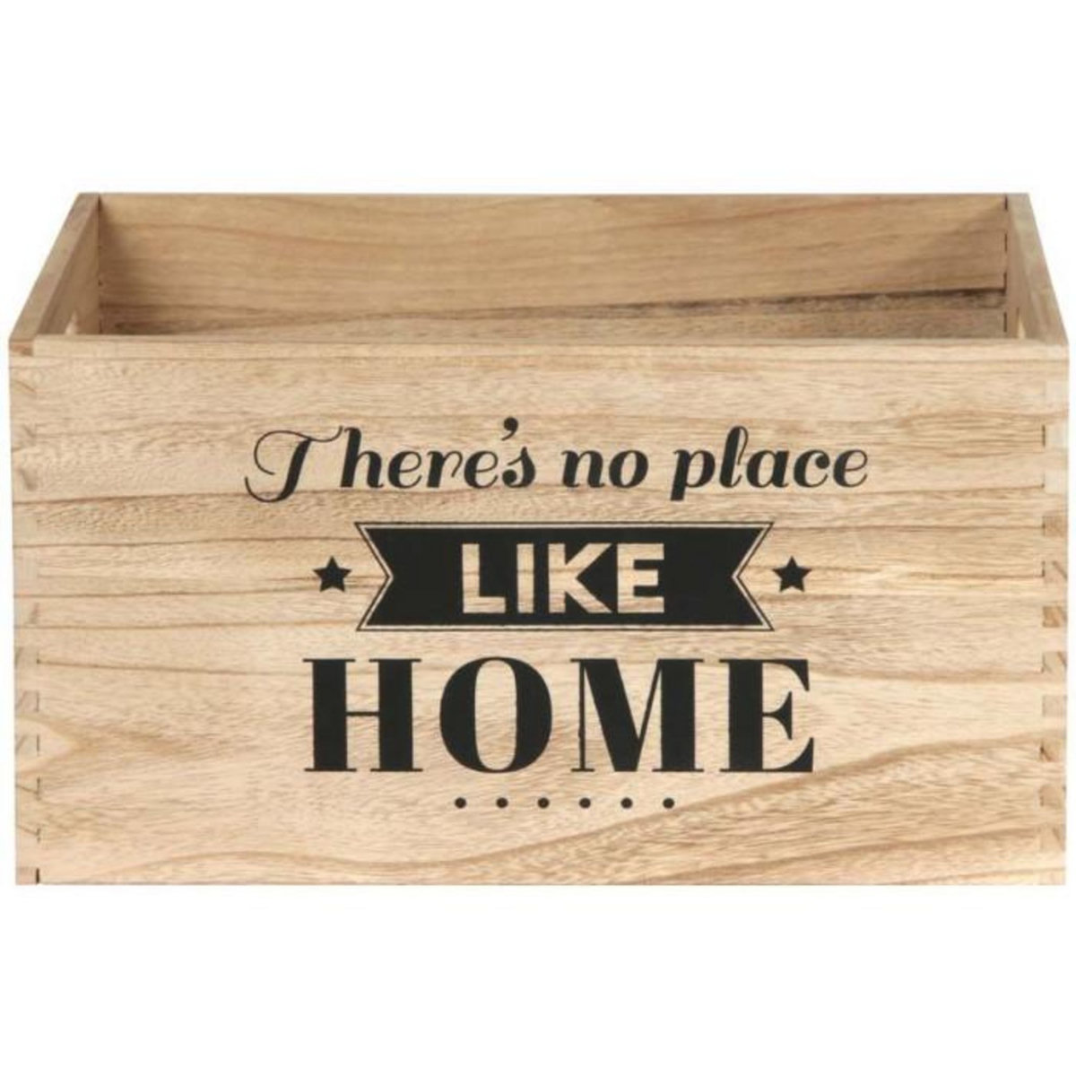 Paris Prix Lot de 3 Cagettes Déco  Home Place  40cm Naturel