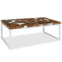 Voir la diapositive 3 : VIDAXL Table basse Teck Resine 110x60x40 cm