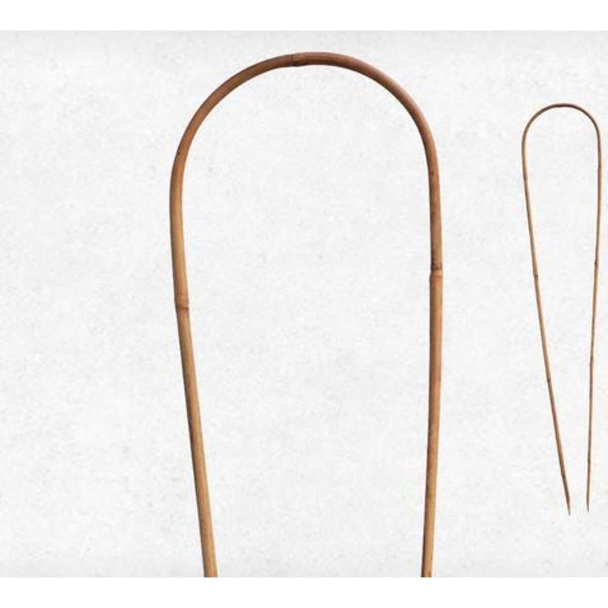 Nortene 3 Tuteurs arceaux bambou - Naturel - 0,90m