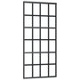 Voir la diapositive 2 : VIDAXL Porte coulissante Verre ESG et aluminium 90x205 cm Noir