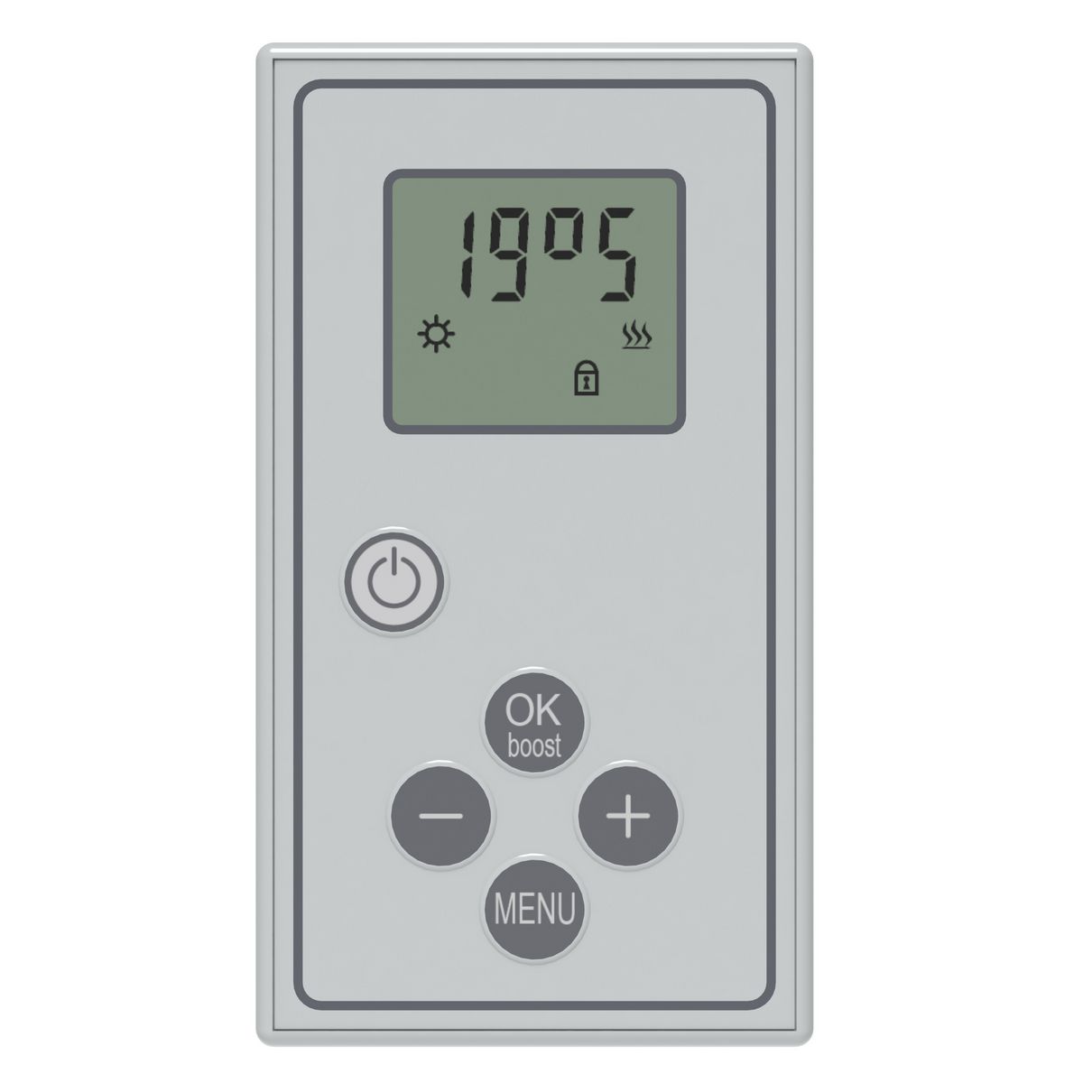 CARRERA Sèche-serviettes électrique lames plates 750W avec soufflerie 1000W - sans fluide