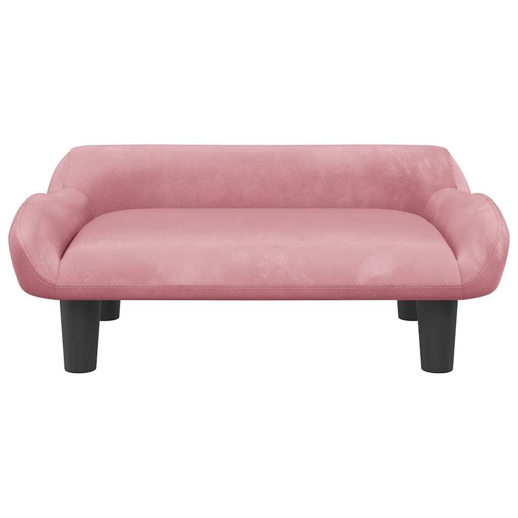 Voir la diapositive 3 : VIDAXL Lit pour chien rose 70x40x24 cm velours