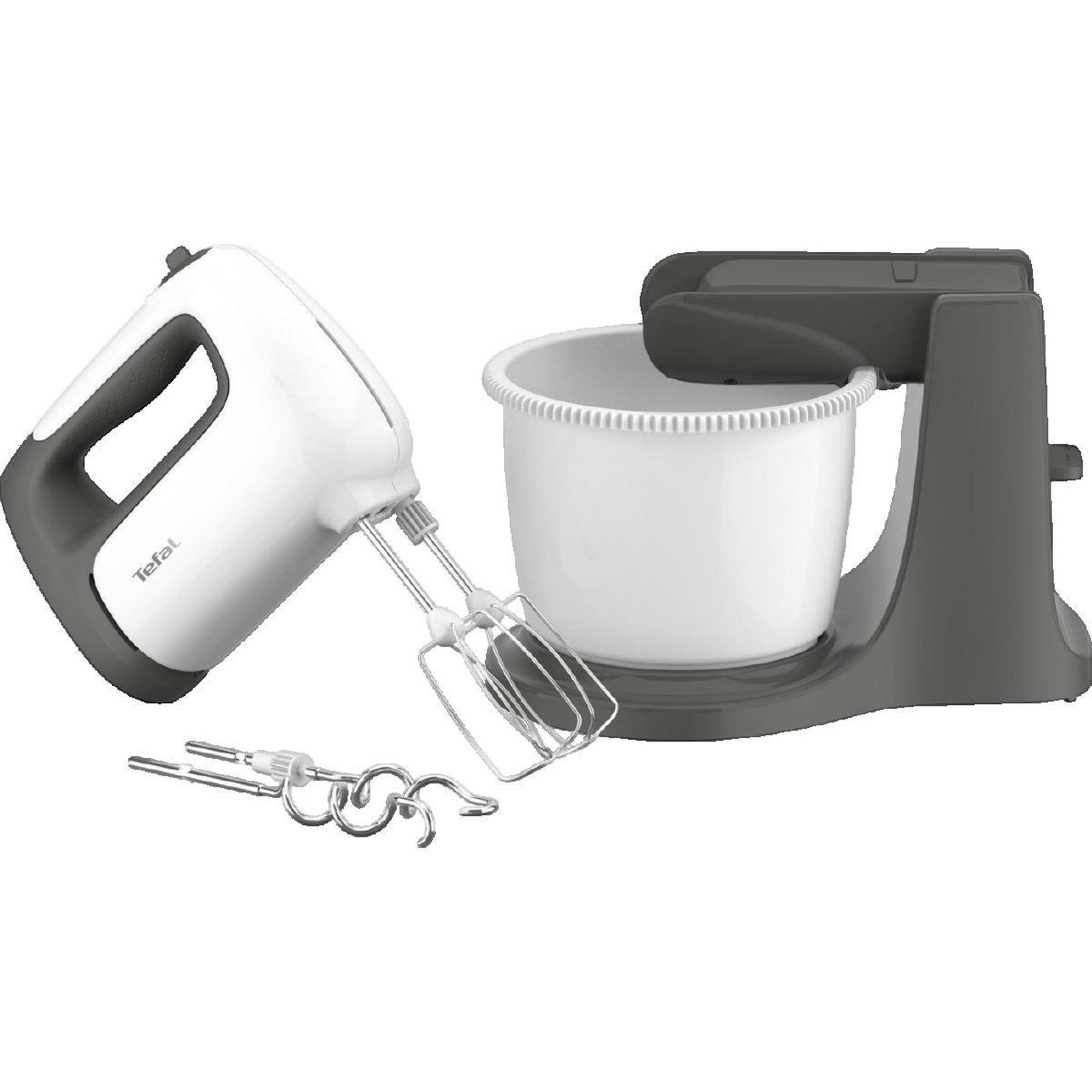 Voir la diapositive 3 : TEFAL Robot multifonction Tefal Prep'Mix+ 2,5 L blanc et gris