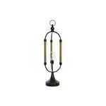 MARKET24 Décoration lumineuse DKD Home Decor Noir Doré Métal (18 x 18 x 61 cm)