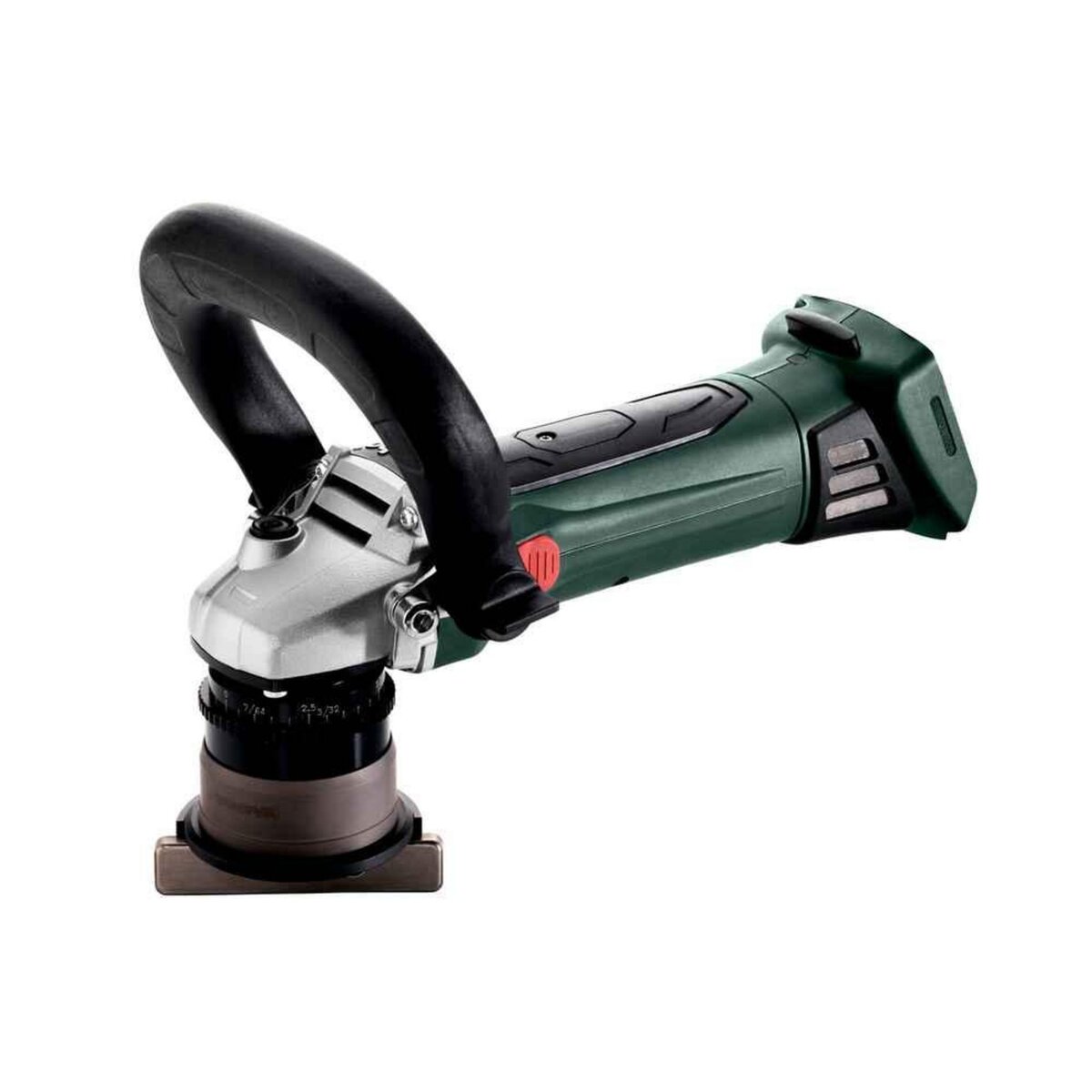 METABO SAS Affleureuse métal 18 V KFM 18 LTX 3 RF - Pick+Mix (sans batterie), coffret Metabox