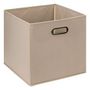Voir la diapositive 1 :  Boîte de Rangement Pliable  Premium  31x31cm Lin