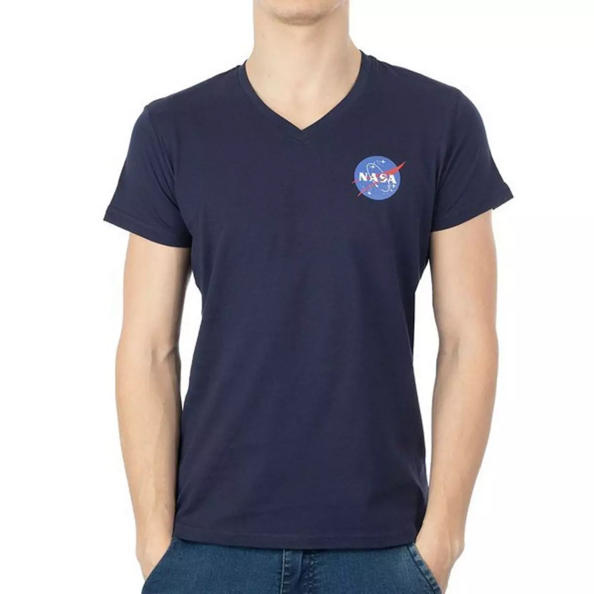 NASA T shirt Marine Homme Nasa V-Neck Ball