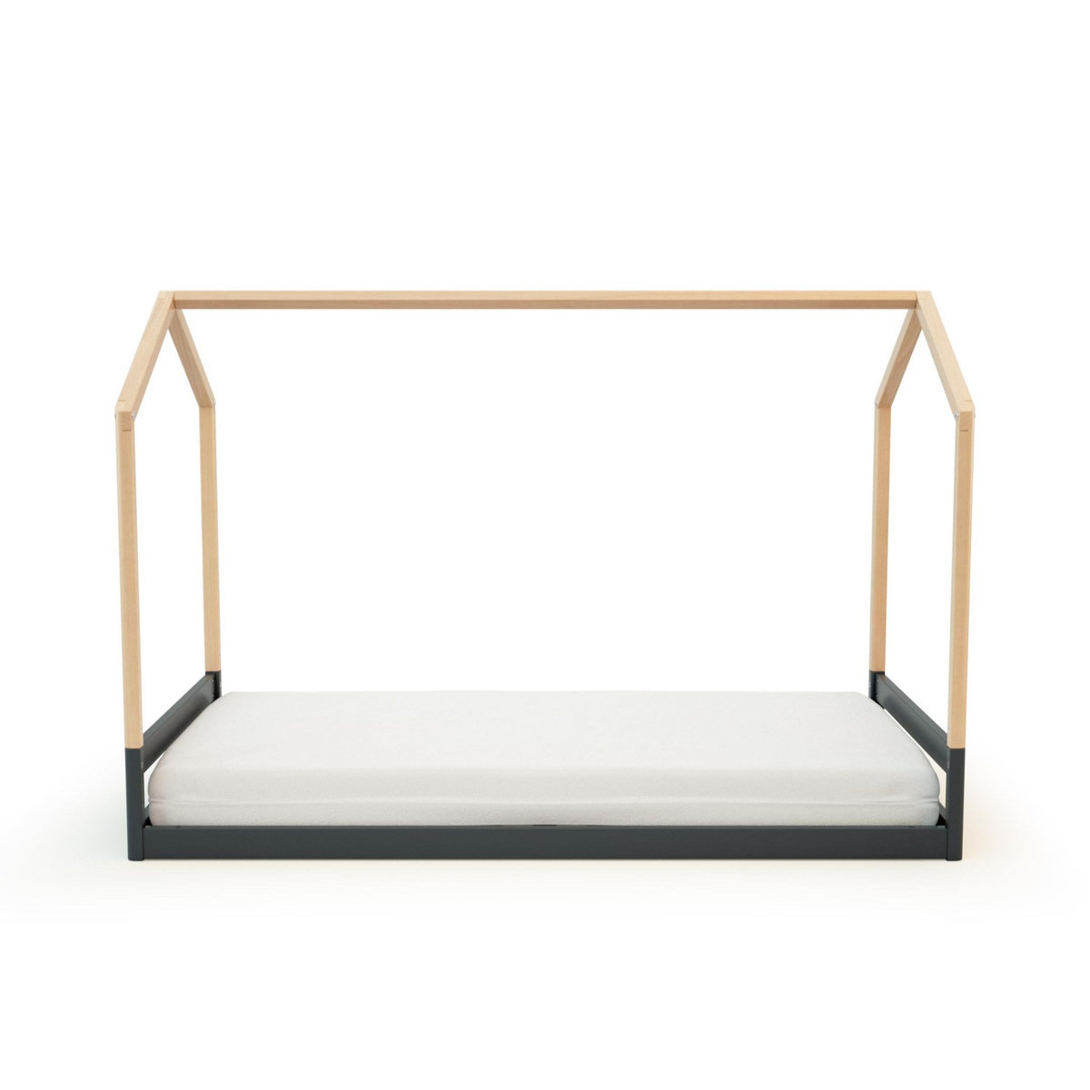 AT4 Lit cabane bébé évolutif CONFORT en bois