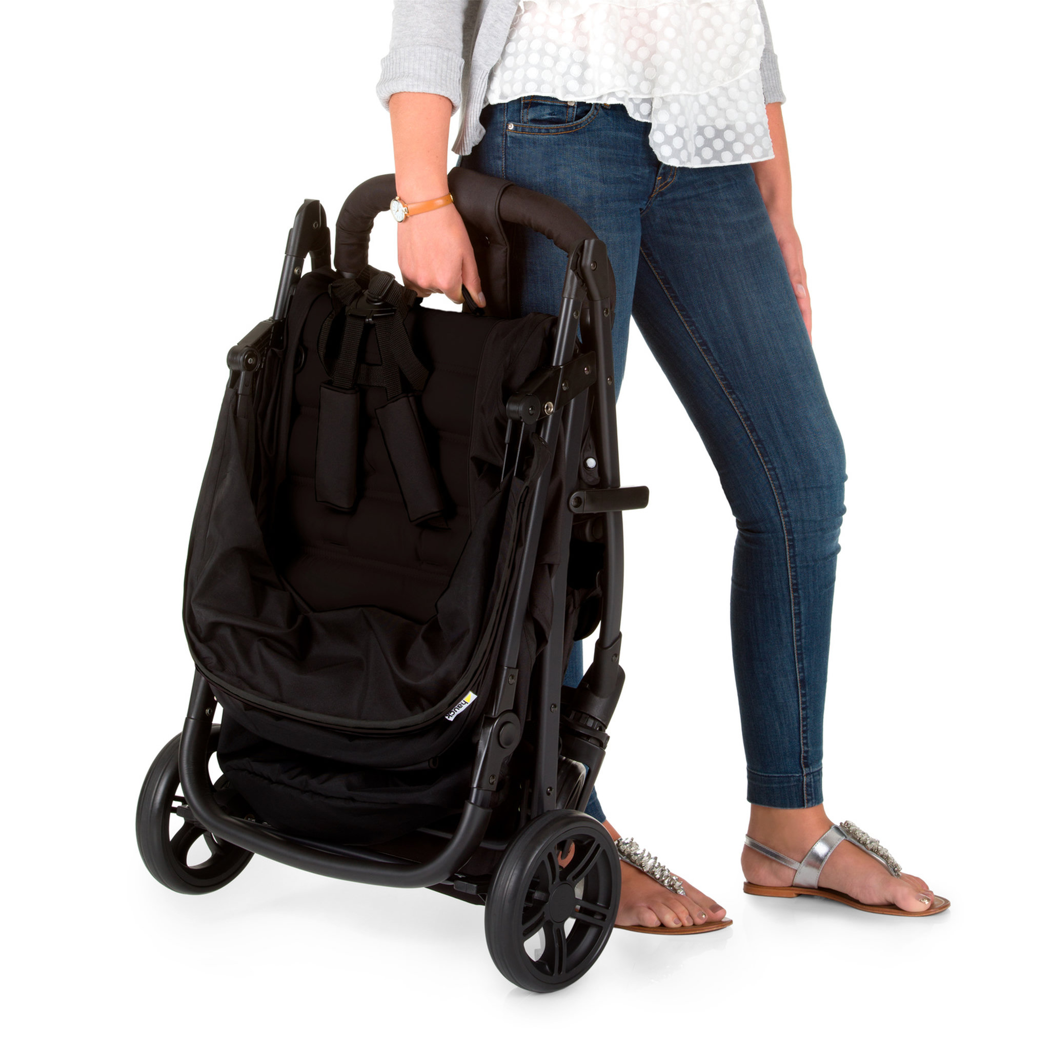 Voir la diapositive 5 : HAUCK Poussette Shopper Hauck Rapid 4 - Caviar Argent