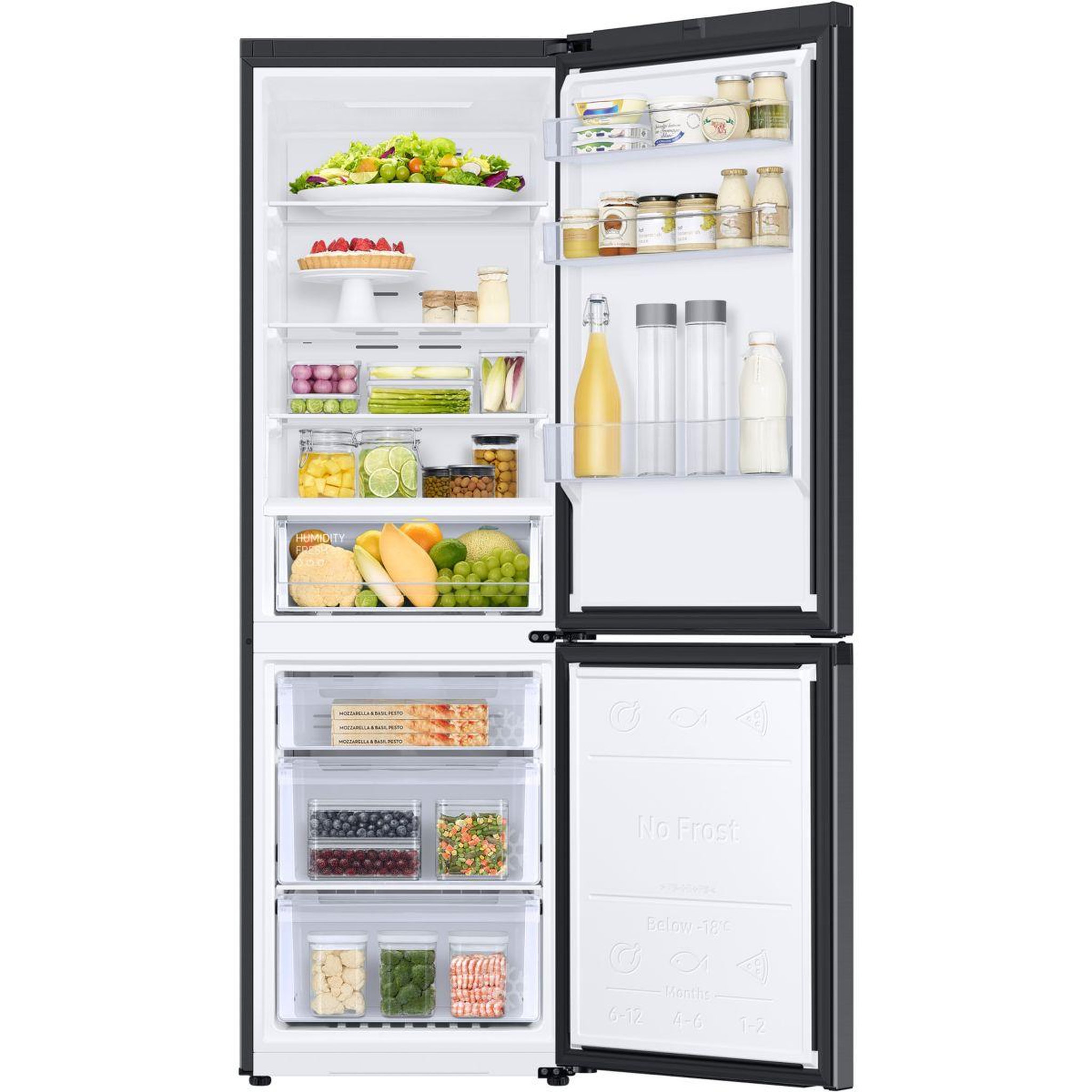 Voir la diapositive 2 : Samsung Réfrigérateur combiné rb34c600ebn